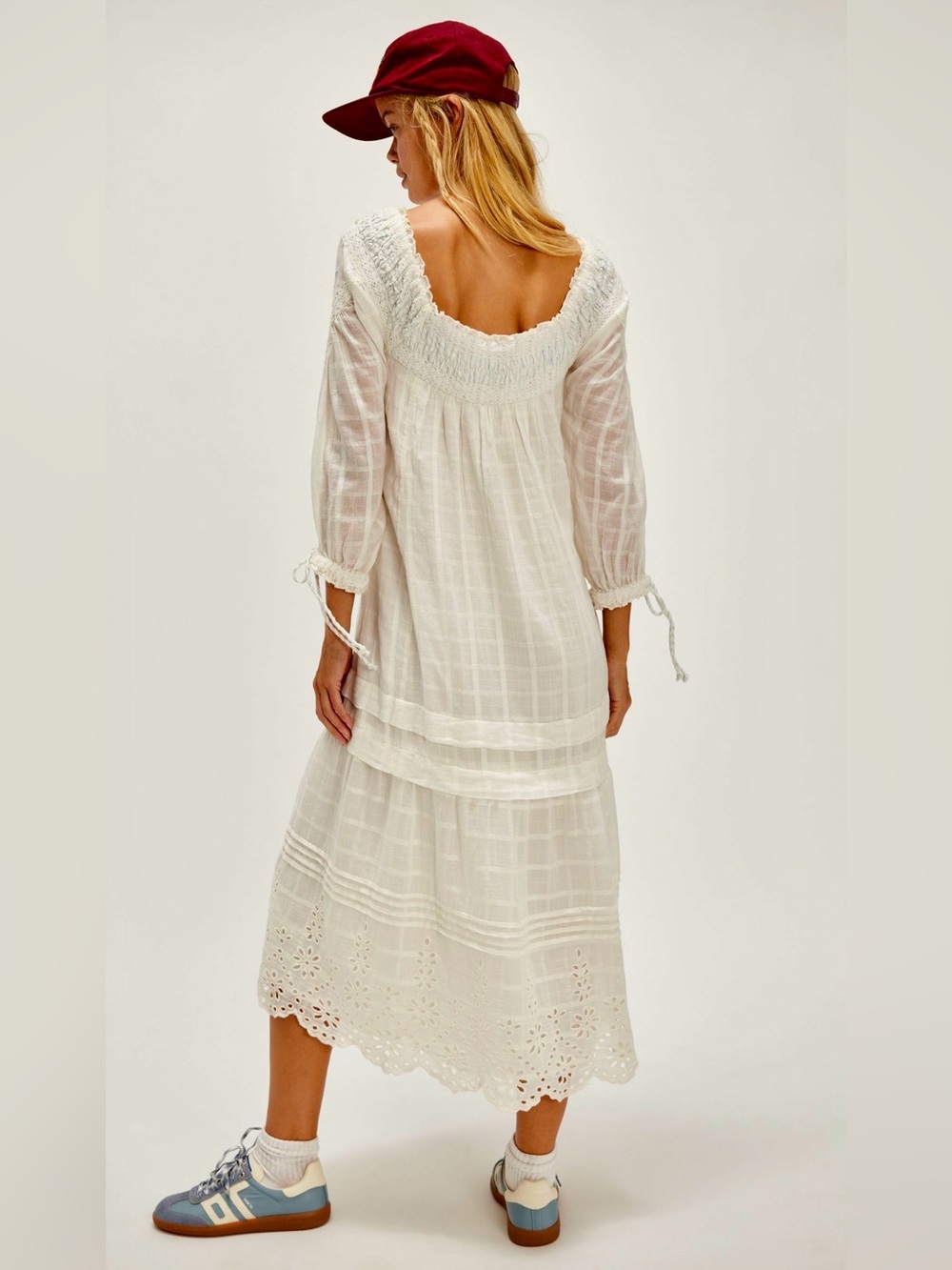 NWOT Free People Spencer Midi Dress - Picture 4 of 12